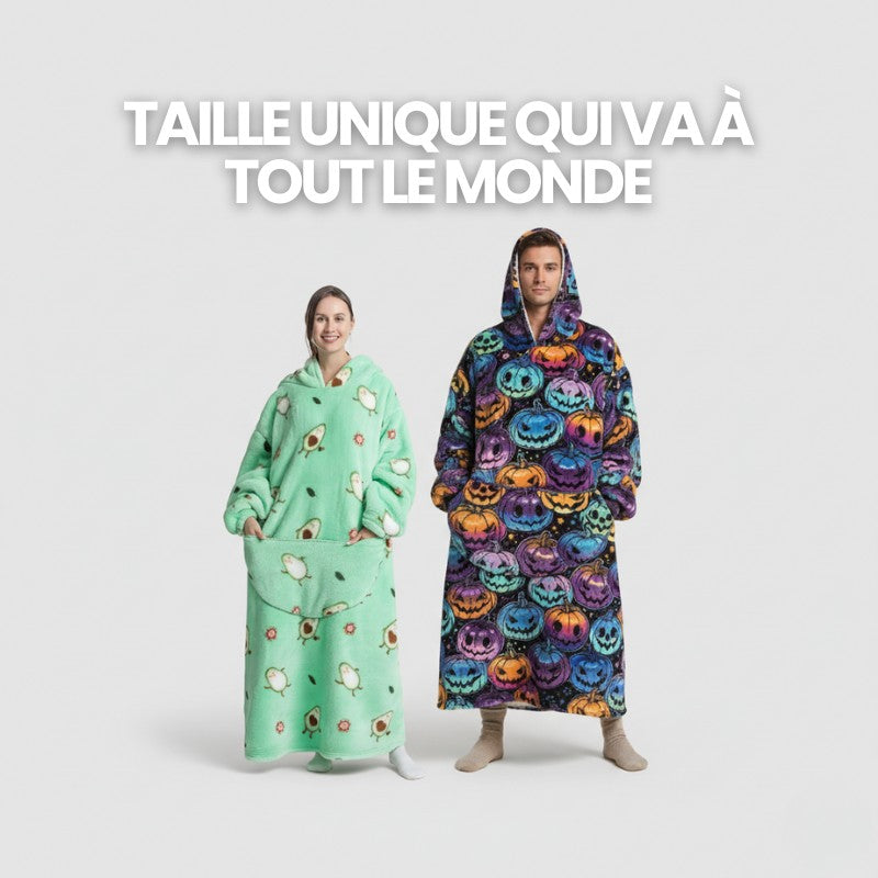 snugg® – Plaid à Capuche Ultra Cocooning